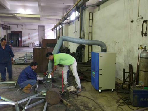 移動式焊接手机看片网客戶現場實驗圖